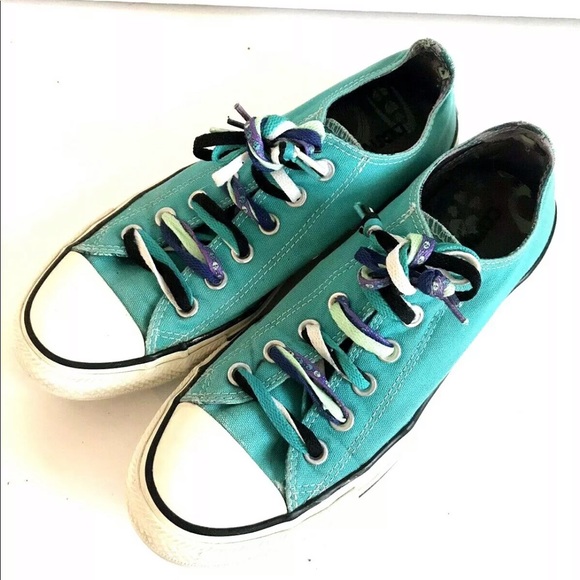 Converse Shoes - Converse All-Star Blue Sneakers Shoes 8 Low Top